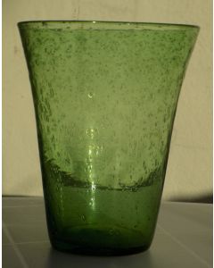 Biot green vase