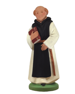 Painted santon Cistercian monk