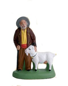 Man with goat