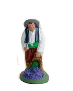Man holding lavender bag