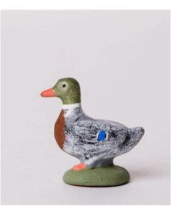 Painted santon- Grey duck