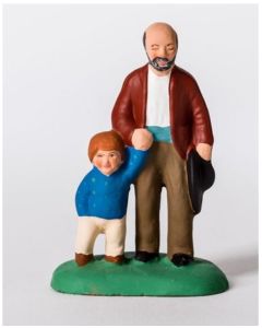 Santon de Provence - The blind man and a kid