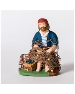 Santon de Provence - The fisherman with net