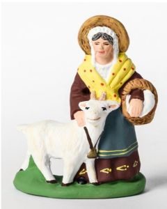 Santon de Provence Woman with goat