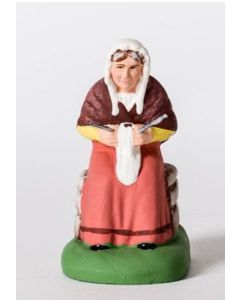 Santon de Provence Knitting woman