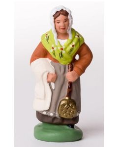 Santon de Provence Woman with a bed heater