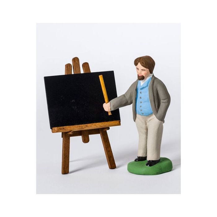 Painted santon the school teacher
