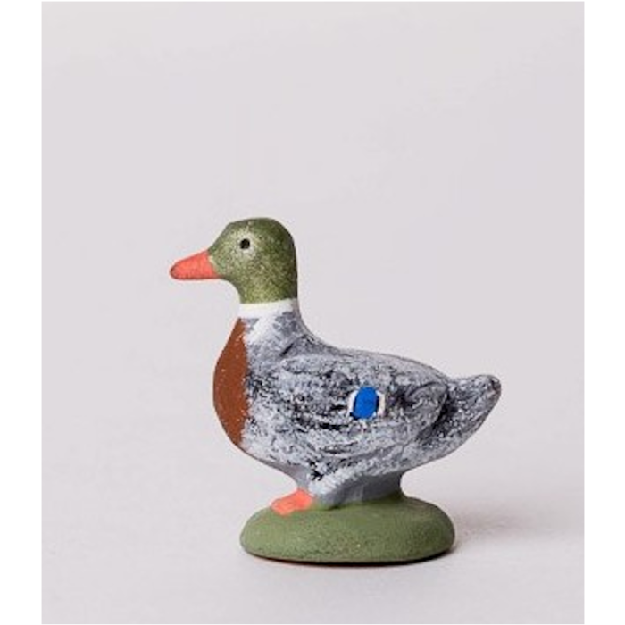Painted santon- Grey duck
