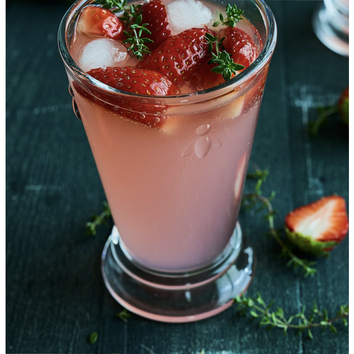 Bees Long drink glass