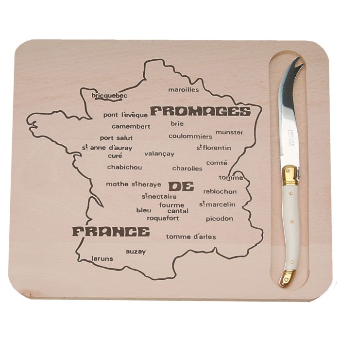 Laguiole Cheese board and knife