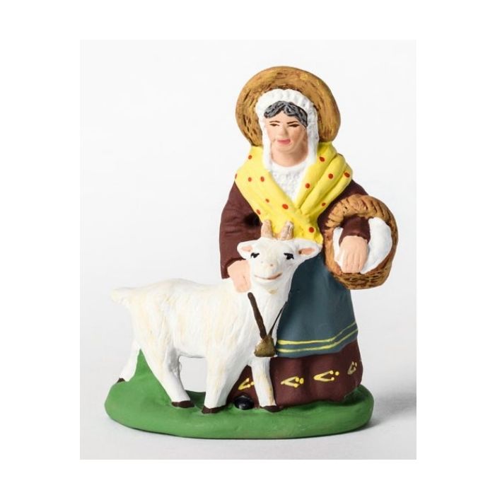 Santon de Provence Woman with goat