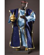 Dressed Santon Baltazar the Black wiseman